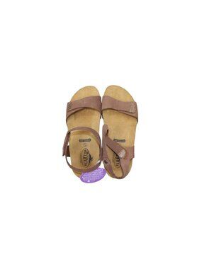 Plakton Women's Moka Bronce Nubuck Sandals Size 10 EU 41 Gel Touch Comfort Sole